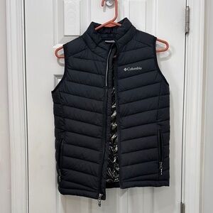 Columbia Quilted Black Vest